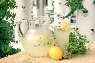 Sparkling Thyme Lemonade